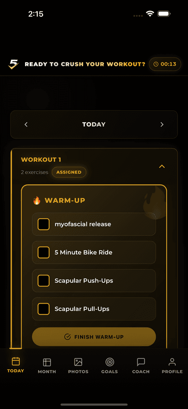 Custom Workouts